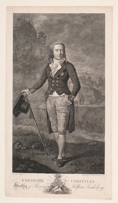 Frederik Christian, Hertog van Sleeswijk door Gerhard Ludvig Lahde