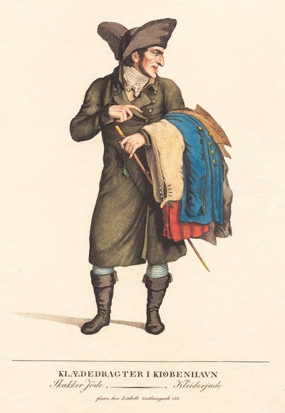 Schokkende Jood door Gerhard Ludvig Lahde