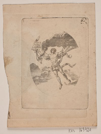 Zwevende engel door Gerhard Ludvig Lahde