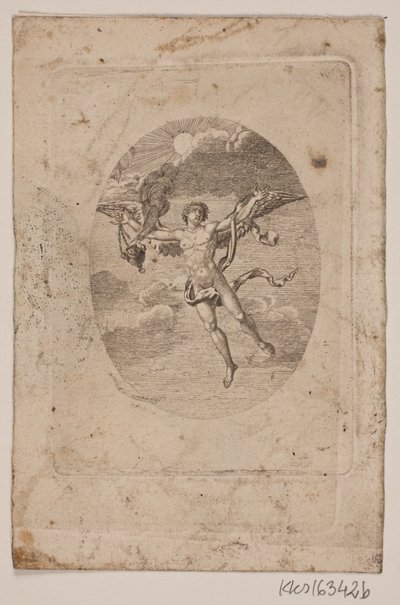 Zwevende engel door Gerhard Ludvig Lahde