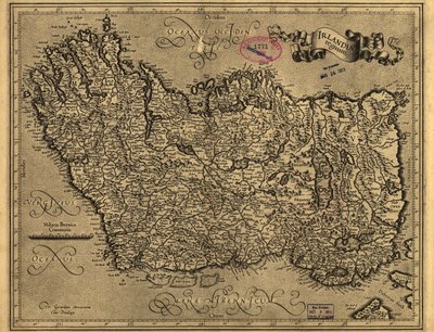 Irlandiae regnum. LOC 99446223 door Gerhard Mercator