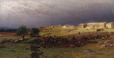 Aardappelen rooien door Gerhard Peter Frantz Vilhelm Munthe