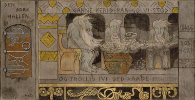 De tweede hal door Gerhard Peter Frantz Vilhelm Munthe
