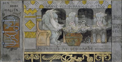 De tweede hal door Gerhard Peter Frantz Vilhelm Munthe