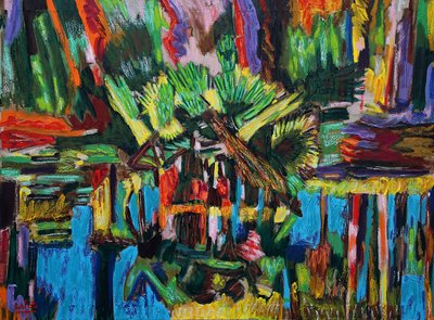 Abstracte estuarium door Gerhardt Isringhaus