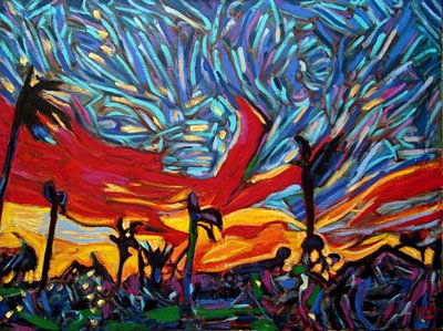 Sidhartha Sunrise, 2022 door Gerhardt Isringhaus