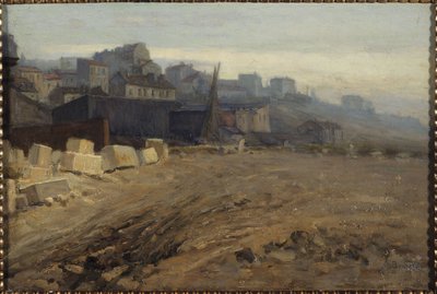 La Butte aux Cailles door Germain Eugene Bonneton