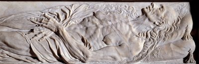 Elementen van het grafmonument van Valentine Balbiani (1518-1572), echtgenote van Rene de Birague door Germain Pilon