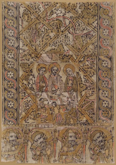 Een Lessenaarskleed met de Bruiloft te Kana door German 15th Century