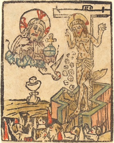 Allegorie van de Eucharistie door German 15th Century