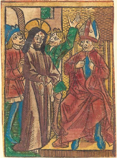 Voor Kajafas door German 15th Century