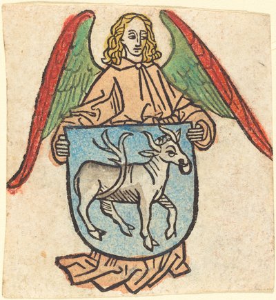 Boekmerk van Hilprand Brandenburg van Bibrach door German 15th Century