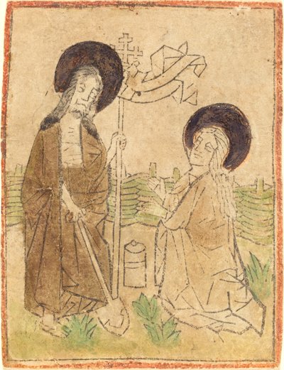 Christus Verschijnt aan Maria Magdalena door German 15th Century