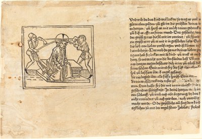 Christus Gekroond met Doornen door German 15th Century