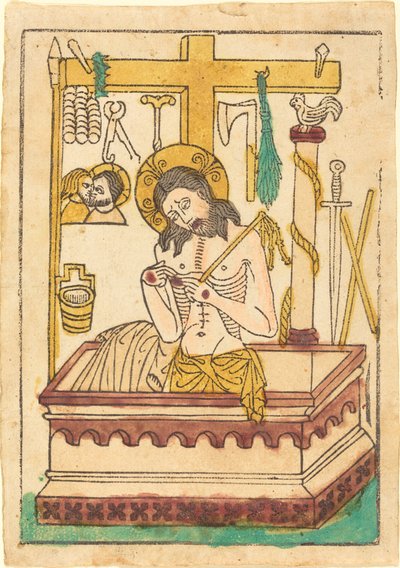 Christus als de Man van Smarten door German 15th Century