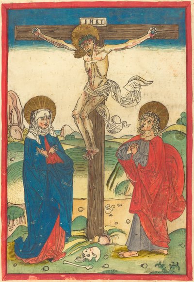 Christus aan het kruis door German 15th Century