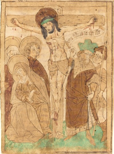 Christus aan het Kruis door German 15th Century