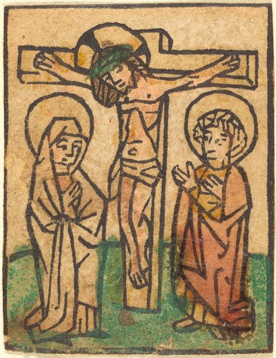 Christus aan het Kruis door German 15th Century