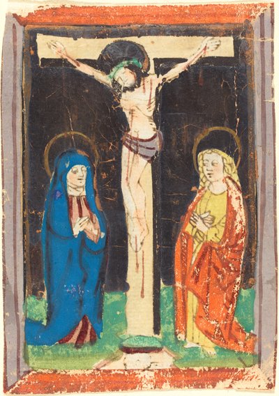 Christus aan het Kruis door German 15th Century