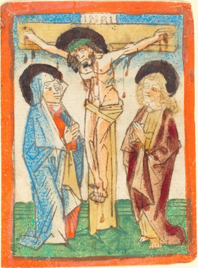 Christus aan het Kruis door German 15th Century