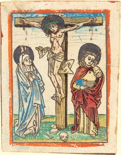 Christus aan het kruis door German 15th Century