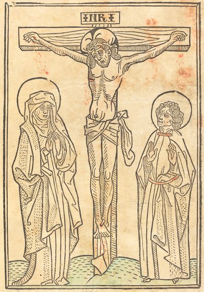 Christus aan het Kruis door German 15th Century