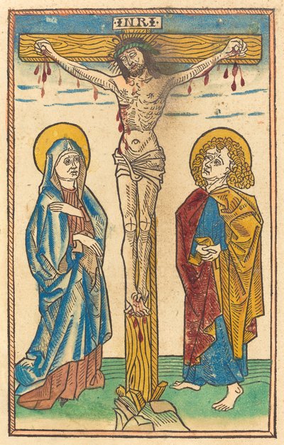Christus aan het Kruis door German 15th Century