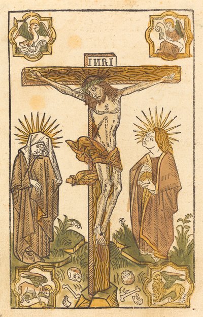 Christus aan het Kruis door German 15th Century