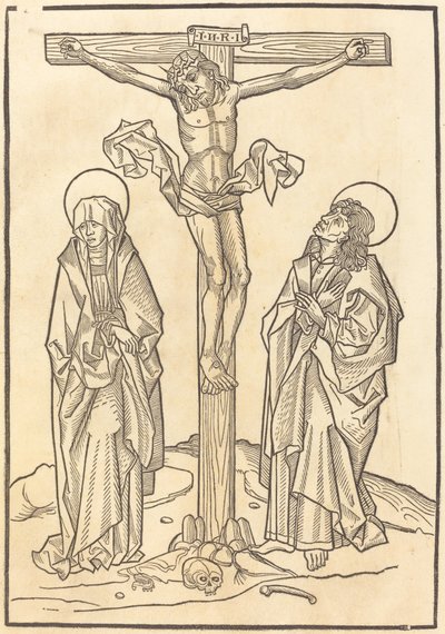 Christus aan het Kruis door German 15th Century