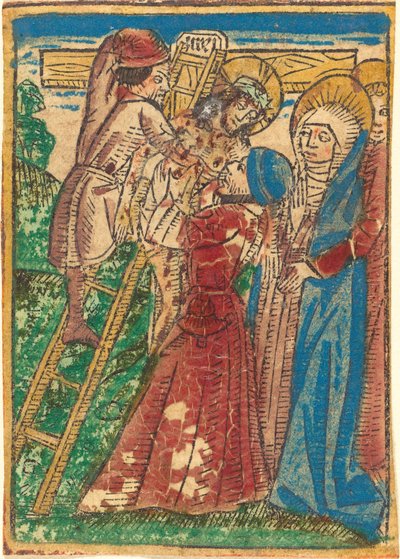 Afdaling van het Kruis door German 15th Century