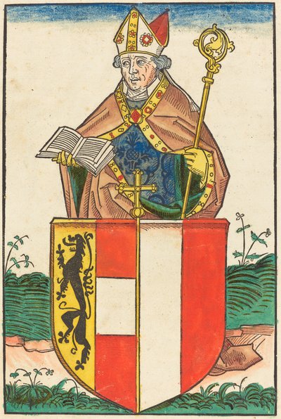 Friedrich Graaf van Schaumberg - Bisschop van Salzburg door German 15th Century