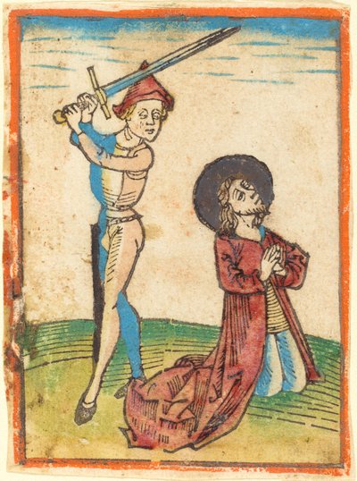Martelaarschap van een Heilige door German 15th Century