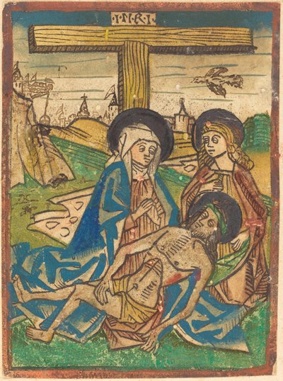 Pietà met Sint Jan door German 15th Century