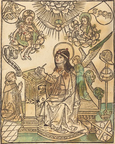 Sint Brigida door German 15th Century