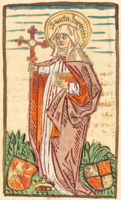 Sint Brigida door German 15th Century