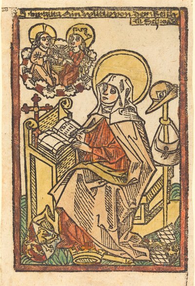 Sint Brigida door German 15th Century