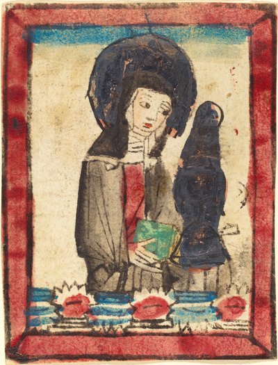 Sint Clara van Assisi door German 15th Century