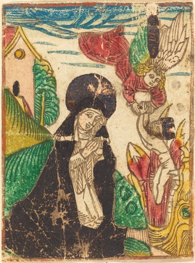 Sint Ottilia door German 15th Century