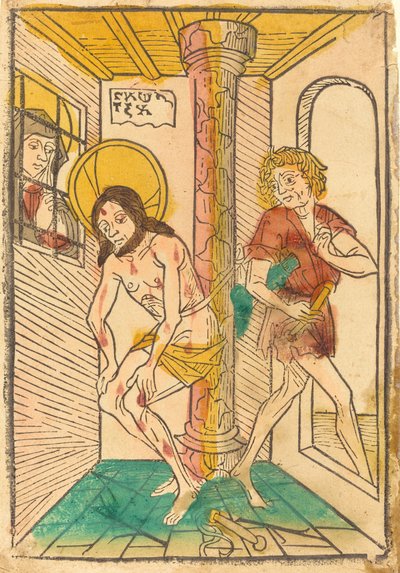 De Geseling in Aanwezigheid van Maria door German 15th Century