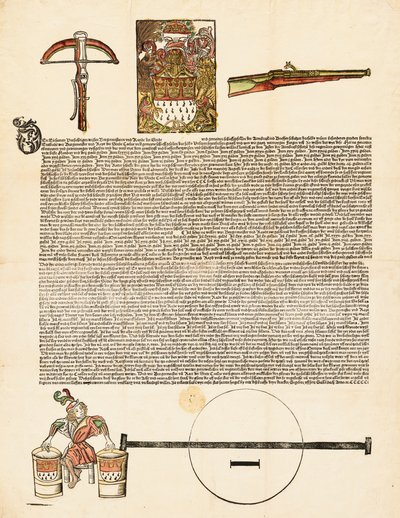 Pamflet: Een Uitnodiging voor een Wapenwedstrijd door German 16th Century