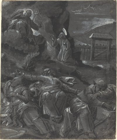 Christus in de Tuin van Getsemane door German 16th Century