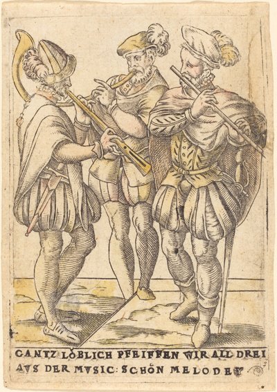 Gantz loblich Pfeiffen wir all drei avs der Mvsic: Schon Melodey door German 16th Century
