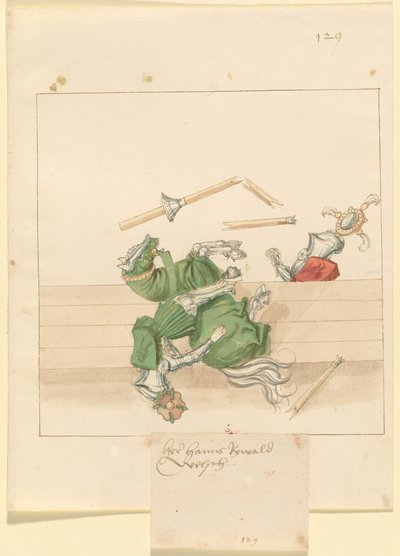 Italiaanse Vredesjoust door German 16th Century
