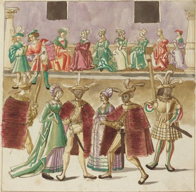 Maskerade door German 16th Century