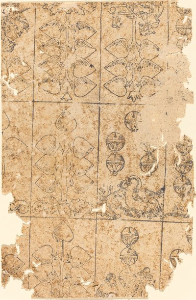 Speelkaart door German 16th Century