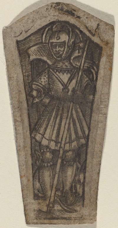 Sint-Joris te voet door German 16th Century