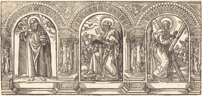 Christus en Zijn Discipelen II door German 16th Century after Martin Schongauer