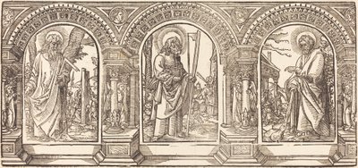 Christus en Zijn Discipelen IV door German 16th Century after Martin Schongauer