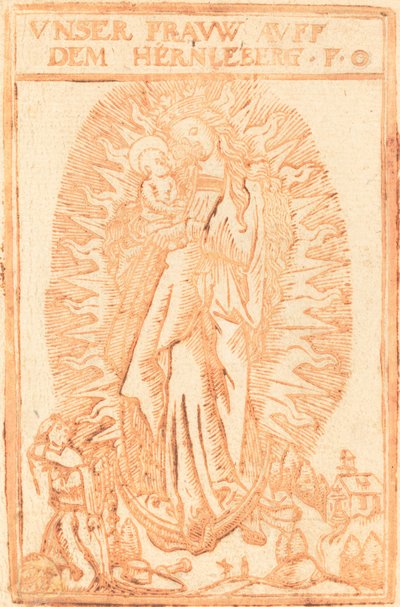 Madonna van de Hernleberg door German 17th Century