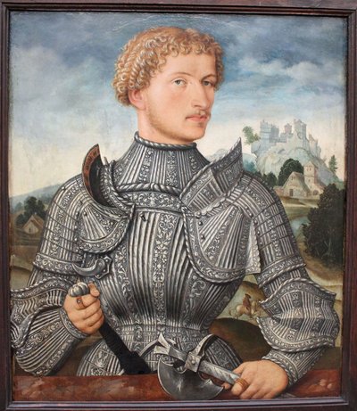 Portret van een heer Rehlinger door German L.M.